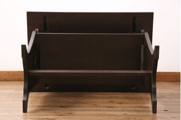 透かし入りテーブルを新規製作!お客様のデザインを参考に透かし加工。濃い茶色で着色し仕上げ。(カフェテーブル、コーヒーテーブル、コンソールテーブル)