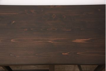 収納棚を新規製作!過去のオーダー家具を再現。濃い茶色に着色し仕上げ。(戸棚、食器棚、キャビネット)