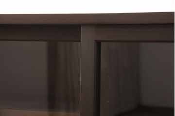 収納棚を新規製作!過去のオーダー家具を再現。濃い茶色に着色し仕上げ。(戸棚、食器棚、キャビネット)