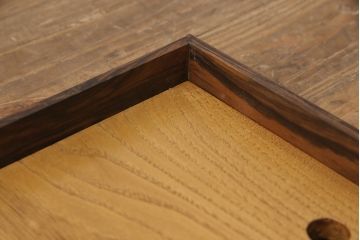 アンティーク火鉢に合うフタを新規製作!テーブルとしても活用できる仕様に。(関西火鉢、蓋)