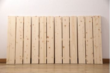 松本民芸家具のベッドフレームに合わせてすのこを新規製作!(木製ベッド)