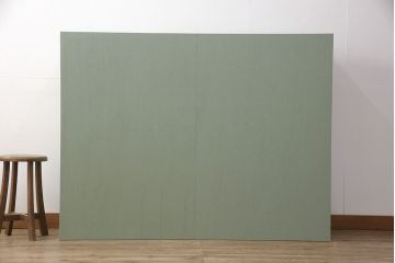 マス目棚を新規製作!くすんだグリーンでペイント仕上げ。(オープンラック、飾り棚、収納棚)