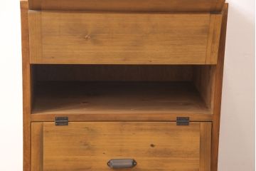 パタパタ扉の収納棚を新規製作!指定サイズでコンパクトなつくりに。(下駄箱、戸棚)