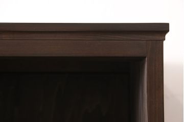 本棚を新規製作!棚板はそれぞれ可動式に。民芸家具風の艶のある仕上げ。(棚、ラック)