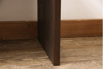 コの字型のラックを新規製作!厚みのあるヒノキ無垢使用。(棚、テーブル)