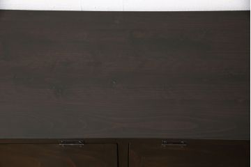 パタパタ収納棚を新規製作!前板には古材とお好みの取っ手パーツを使用。(下駄箱、戸棚)