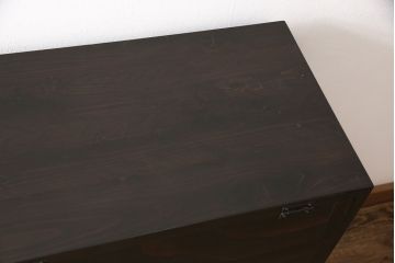 パタパタ収納棚を新規製作!前板には古材とお好みの取っ手パーツを使用。(下駄箱、戸棚)