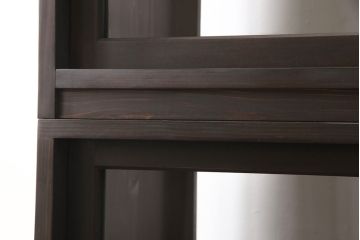 重ね戸棚を新規製作!上下段を別々でも入れ替えても使える仕様に。(陳列棚、飾り棚)