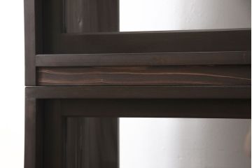 重ね戸棚を新規製作!上下段を別々でも入れ替えても使える仕様に。(陳列棚、飾り棚)