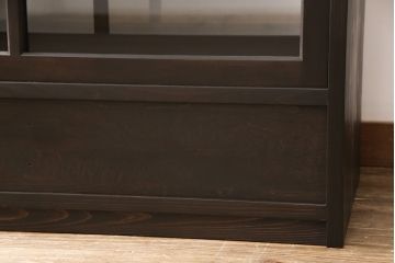 重ね戸棚を新規製作!上下段を別々でも入れ替えても使える仕様に。(陳列棚、飾り棚)