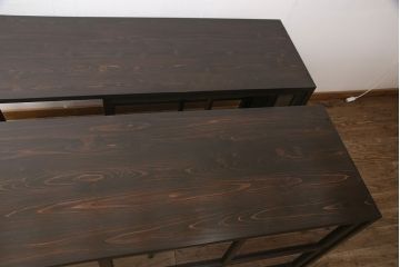 重ね戸棚を新規製作!上下段を別々でも入れ替えても使える仕様に。(陳列棚、飾り棚)