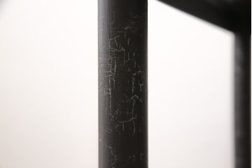 格納スツール8脚付きテーブルを新規製作!マットブラックでペイント仕上げ。(8人用ダイニングテーブル、作業台)