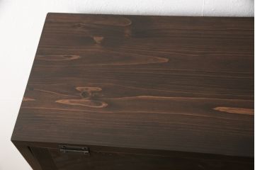 パタパタ扉のの下駄箱を新規製作!棚板は取り外しできる仕様に。(収納棚、戸棚、ロッカー、キャビネット)