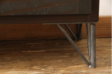 パタパタ扉のの下駄箱を新規製作!棚板は取り外しできる仕様に。(収納棚、戸棚、ロッカー、キャビネット)