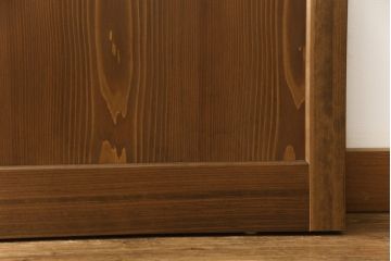 組子帯戸4枚を新規製作!すりガラスとクリアガラスを片面ずつ使用。(板戸、引き戸、ガラス戸、組子細工、建具)