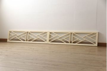 大正ロマン風の欄間を新規製作!結露ガラスを使用。(明り取り、明かり取り、建具)
