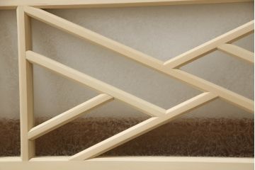 大正ロマン風の欄間を新規製作!結露ガラスを使用。(明り取り、明かり取り、建具)