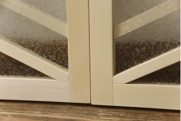 大正ロマン風の欄間を新規製作!結露ガラスを使用。(明り取り、明かり取り、建具)