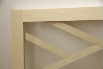 大正ロマン風の欄間を新規製作!結露ガラスを使用。(明り取り、明かり取り、建具)