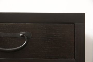小引き出しを新規製作!本体はヒノキ材、前板は栗材で製作。取っ手は古金具を使用。(小物収納、サイドチェスト)
