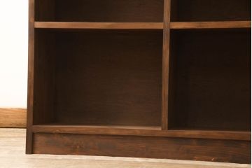 本棚を新規製作!当店のオーダー家具を参考に、台形型のデザイン、お好みのサイズで。(オープンラック、ブックシェルフ、ロッカー)