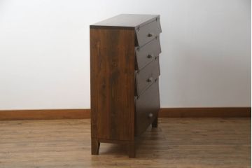 パタパタ扉の収納棚を新規製作!ヒノキ無垢材使用。(戸棚、キャビネット、ロッカー、下駄箱)