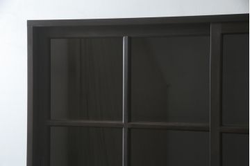 重ね戸棚を新規製作!棚や引き出し位置をご希望に合わせて製作し、色は参考商品に合わせて濃い茶色で着色仕上げ。(食器棚、収納棚、カップボード、キャビネット、飾り棚、引き出し)