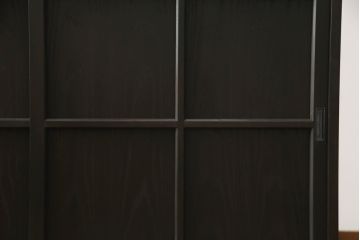 重ね戸棚を新規製作!棚や引き出し位置をご希望に合わせて製作し、色は参考商品に合わせて濃い茶色で着色仕上げ。(食器棚、収納棚、カップボード、キャビネット、飾り棚、引き出し)