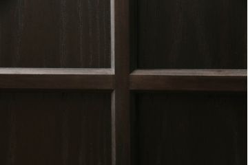 重ね戸棚を新規製作!棚や引き出し位置をご希望に合わせて製作し、色は参考商品に合わせて濃い茶色で着色仕上げ。(食器棚、収納棚、カップボード、キャビネット、飾り棚、引き出し)