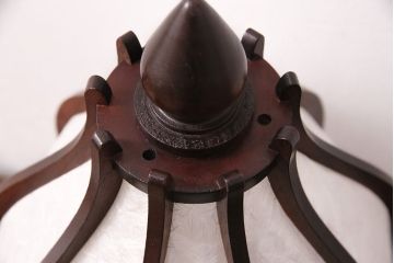 卓上照明を綺麗に再生!高品質リペアを施し、和紙を張り替え。断線したコードを新しいものに交換。
