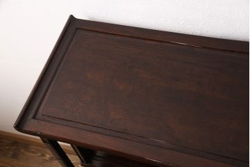 茶棚を綺麗に再生!高品質リペアを施し、修繕部分は元の色味に合わせて仕上げ。