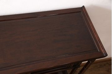 茶棚を綺麗に再生!高品質リペアを施し、修繕部分は元の色味に合わせて仕上げ。
