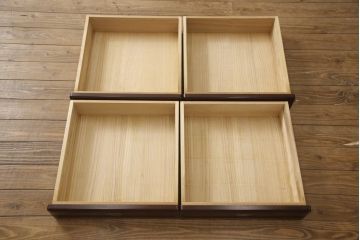 箪笥を綺麗に再生!高品質リペアを施し、本来の色味になるよう仕上げ。