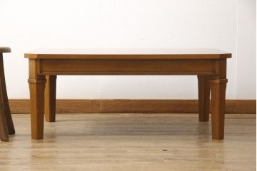 ダイニングテーブルのサイズリメイク!高さと天板の大きさをリサイズ。ドレクセル特有の風合いを残した仕上げに。