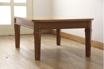 ダイニングテーブルのサイズリメイク!高さと天板の大きさをリサイズ。ドレクセル特有の風合いを残した仕上げに。