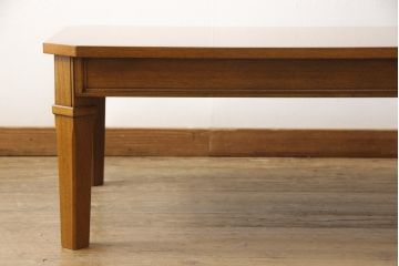 ダイニングテーブルのサイズリメイク!高さと天板の大きさをリサイズ。ドレクセル特有の風合いを残した仕上げに。