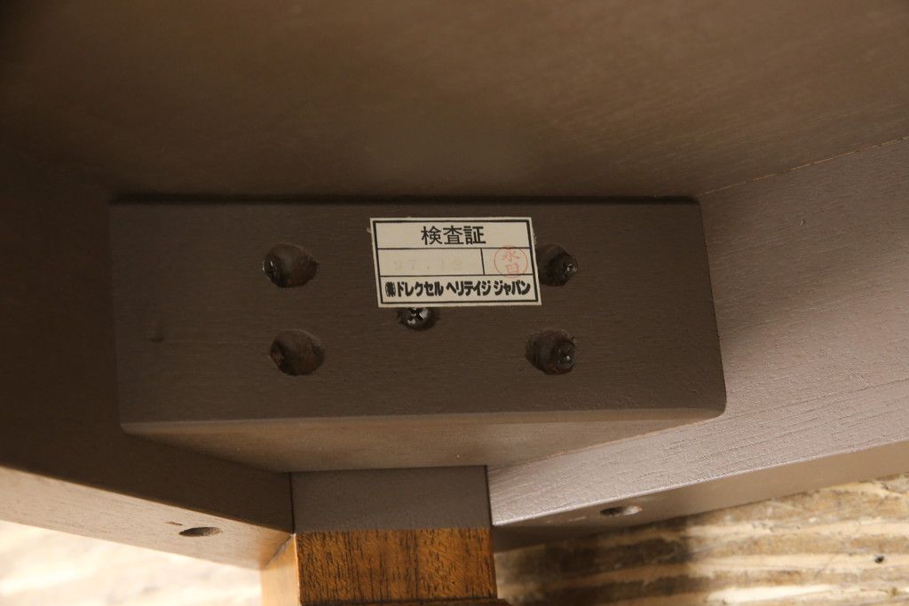 ダイニングテーブルのサイズリメイク!高さと天板の大きさをリサイズ。ドレクセル特有の風合いを残した仕上げに。