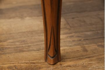 チェア4脚の高さをリメイク!高品質リペアを施し、脚をカットしてリサイズ。木部は本体の色味に合わせて仕上げ。