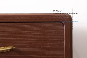 桐箪笥を着色リメイク!高品質リペアを施し、シナモンブラウンに着色仕上げ。