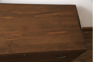 桐箪笥を綺麗に再生!高品質リペアを施し、着色仕上げ。