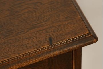 ライティングビューローを綺麗に再生!高品質リペアを施し、天板のみ剥離し着色。天板以外は現状をベースに色味調整。