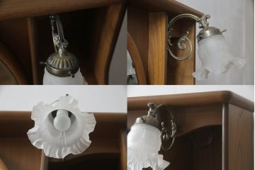 ドレッサーとチェアを綺麗に再生!高品質リペアを施し、防カビ材を塗布。元の色味に合わせて着色。