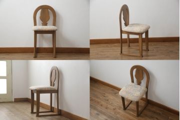 ドレッサーとチェアを綺麗に再生!高品質リペアを施し、防カビ材を塗布。元の色味に合わせて着色。