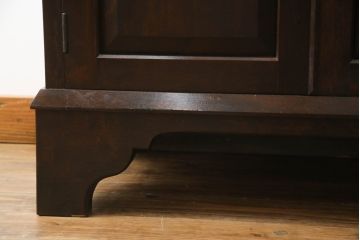 ライティングビューローを綺麗に再生!高品質リペアを施し、匂い対策の清掃。ワントーン落ち着いた色に着色仕上げ。