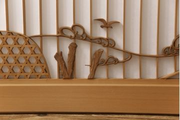 障子戸を綺麗に再生!クリーニング作業を行い、障子をプラスチック障子に張り替え。
