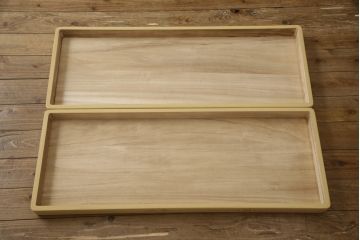 桐箪笥の上段を2分割にリメイク!上部と下部をはめ込む仕様に変更。背板に補強材を追加。