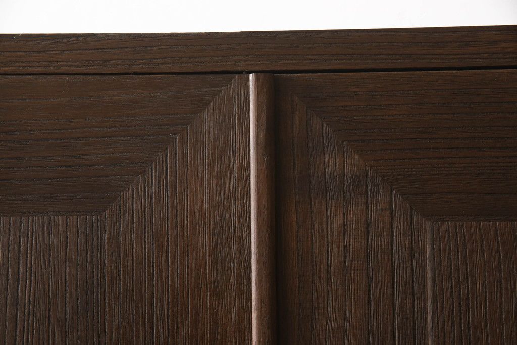 桐箪笥を着色リメイク!上段の衣装盆3杯を棚板1枚に変更。チェスナット系に着色仕上げ。