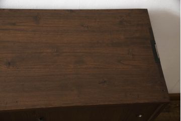 桐箪笥を着色リメイク!高品質リペアを施し、チェスナット系に着色仕上げ。