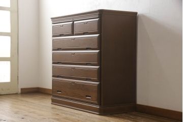 箪笥を小さくリメイク!高品質リペアを施し、奥行きを小さくリサイズ。