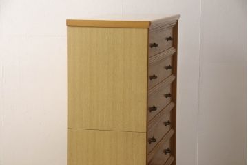 婚礼箪笥を綺麗に再生!高品質リペアを施し、ワントーン落ち着いた色に着色仕上げ。